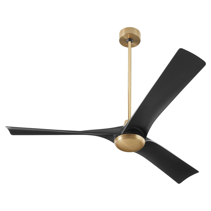 Myhouse Lighting Oxygen - 3-123-1540 - 58" Ceiling Fan - Ridley - Aged Brass / Black