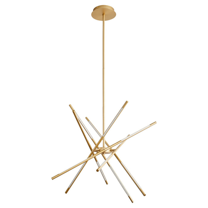 Myhouse Lighting Oxygen - 3-803-40 - LED Pendant - Palillos - Aged Brass