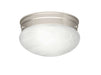 Myhouse Lighting Kichler - 8206NI - One Light Flush Mount - Ceiling Space - Brushed Nickel