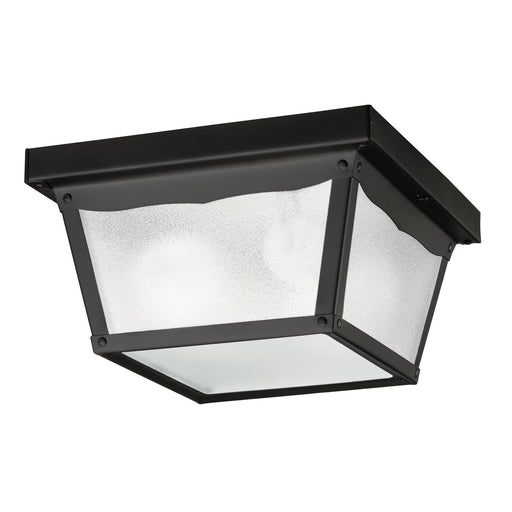 Myhouse Lighting Kichler - 345BK - Two Light Outdoor Ceiling Mount - Outdoor Miscellaneous - Black
