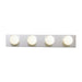 Myhouse Lighting Kichler - 624NI - Four Light Linear Bath - No Family - Brushed Nickel