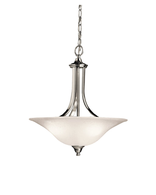 Myhouse Lighting Kichler - 3502NI - Three Light Pendant/Semi Flush Mount - Dover - Brushed Nickel