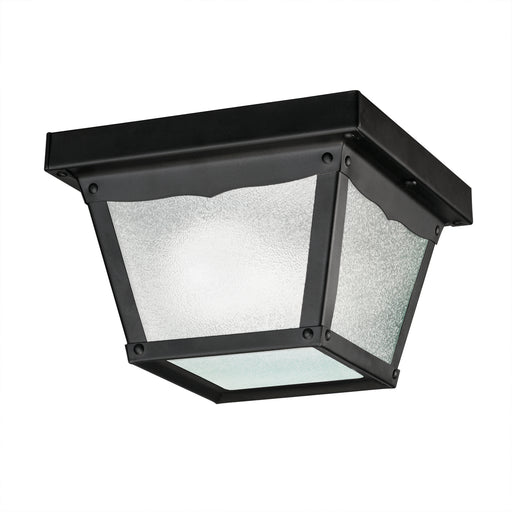 Myhouse Lighting Kichler - 365BK - One Light Outdoor Ceiling Mount - Outdoor Miscellaneous - Black