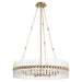 Myhouse Lighting Cyan - 11627 - Six Light Chandelier - Nobel - Aged Brass