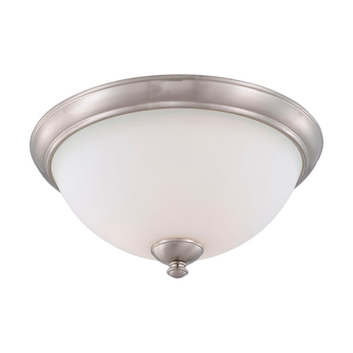 Myhouse Lighting Nuvo Lighting - 60-6014 - Three Light Flush Mount - Patton - Brushed Nickel