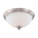 Myhouse Lighting Nuvo Lighting - 60-6014 - Three Light Flush Mount - Patton - Brushed Nickel