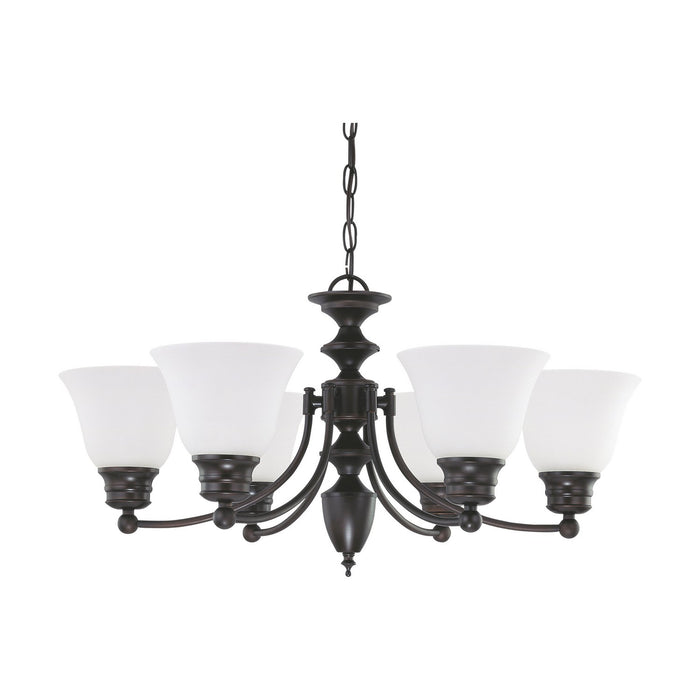 Myhouse Lighting Nuvo Lighting - 60-6042 - Six Light Chandelier - Empire - Mahogany Bronze