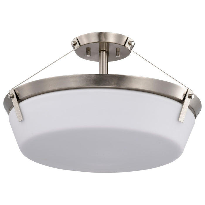 Myhouse Lighting Nuvo Lighting - 60-7762 - Four Light Semi Flush Mount - Rowen - Brushed Nickel