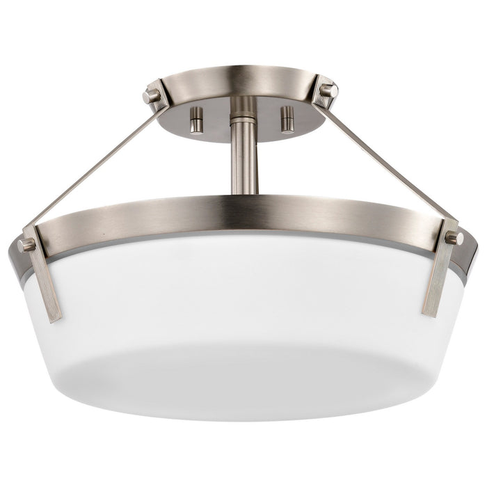 Myhouse Lighting Nuvo Lighting - 60-7763 - Three Light Semi Flush Mount - Rowen - Brushed Nickel