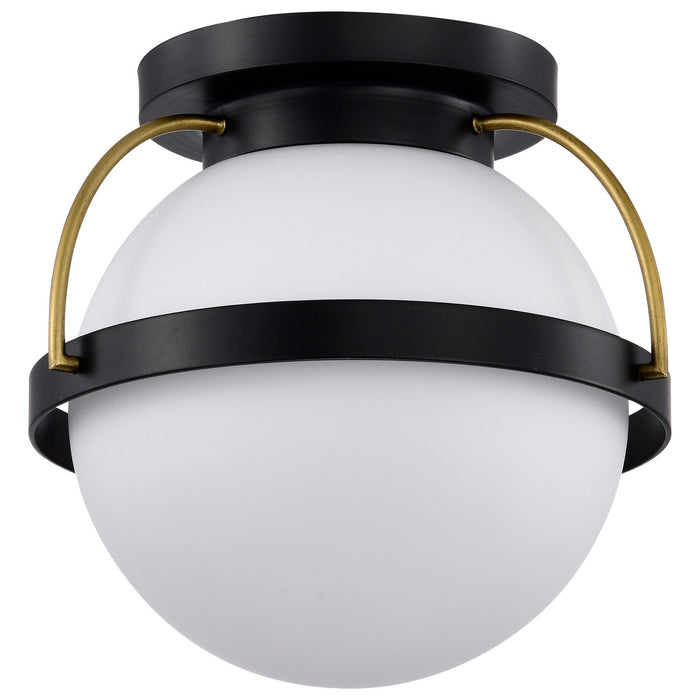 Myhouse Lighting Nuvo Lighting - 60-7770 - One Light Flush Mount - Lakeshore - Matte Black