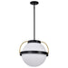 Myhouse Lighting Nuvo Lighting - 60-7774 - One Light Pendant - Lakeshore - Matte Black