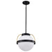 Myhouse Lighting Nuvo Lighting - 60-7775 - One Light Pendant - Lakeshore - Matte Black