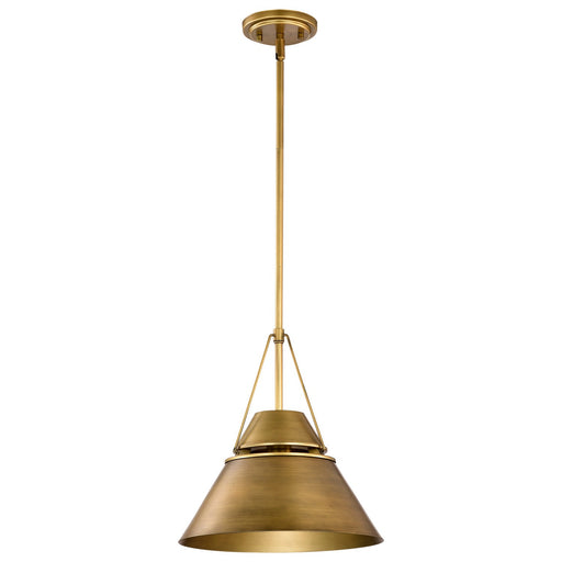 Myhouse Lighting Nuvo Lighting - 60-7776 - One Light Pendant - Adina - Natural Brass