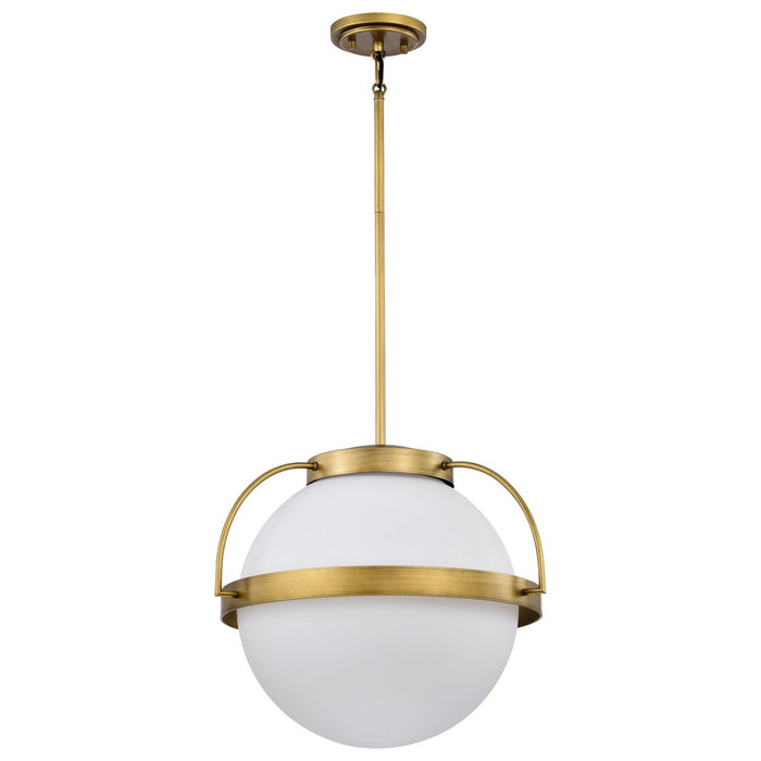 Myhouse Lighting Nuvo Lighting - 60-7785 - One Light Pendant - Lakeshore - Natural Brass