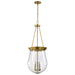 Myhouse Lighting Nuvo Lighting - 60-7804 - Three Light Pendant - Boliver - Vintage Brass