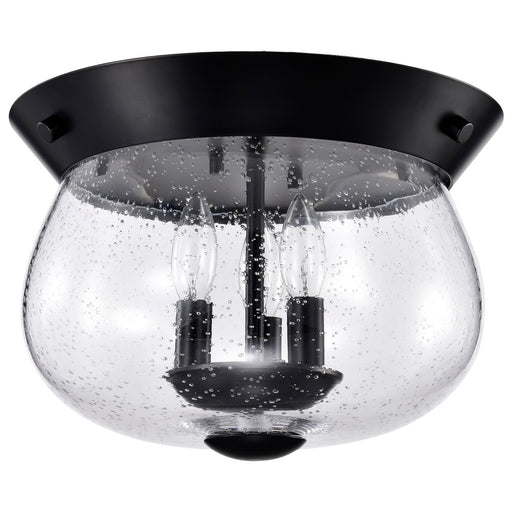 Myhouse Lighting Nuvo Lighting - 60-7806 - Three Light Flush Mount - Boliver - Matte Black