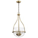 Myhouse Lighting Nuvo Lighting - 60-7818 - Three Light Pendant - Amado - Vintage Brass