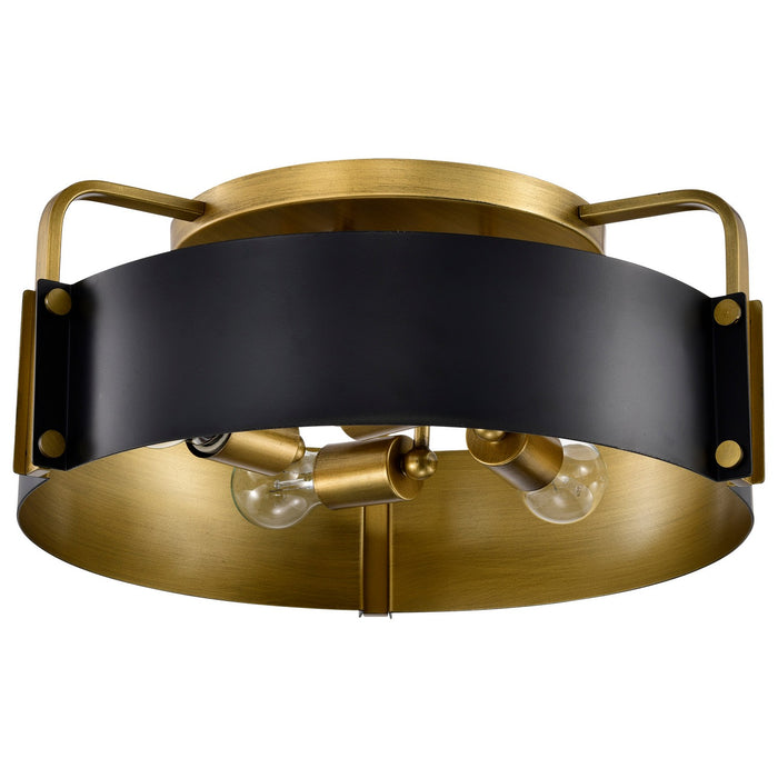 Myhouse Lighting Nuvo Lighting - 60-7841 - Four Light Semi Flush Mount - Altos - Matte Black