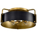 Myhouse Lighting Nuvo Lighting - 60-7841 - Four Light Semi Flush Mount - Altos - Matte Black