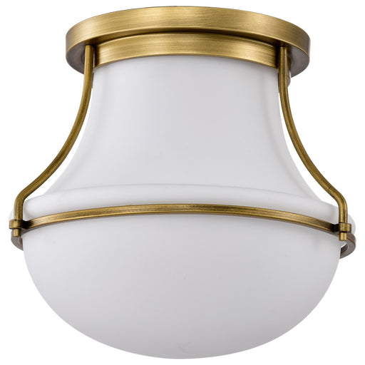 Myhouse Lighting Nuvo Lighting - 60-7861 - One Light Flush Mount - Valdora - Natural Brass