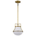 Myhouse Lighting Nuvo Lighting - 60-7862 - One Light Pendant - Valdora - Natural Brass