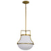 Myhouse Lighting Nuvo Lighting - 60-7863 - One Light Pendant - Valdora - Natural Brass