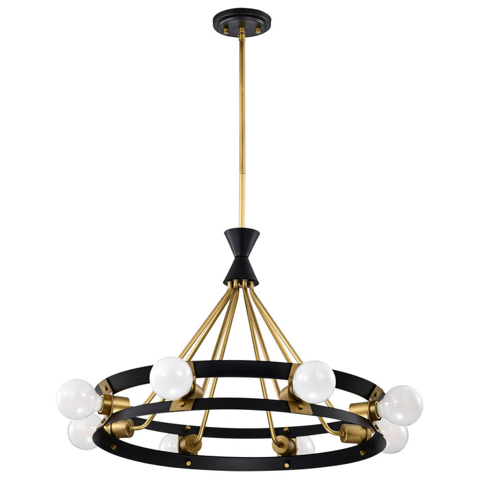 Myhouse Lighting Nuvo Lighting - 60-7868 - Eight Light Chandelier - Marsden - Matte Black