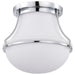 Myhouse Lighting Nuvo Lighting - 60-7871 - One Light Flush Mount - Valdora - Polished Nickel