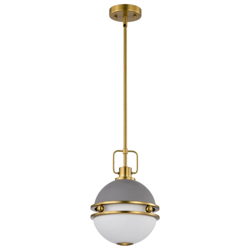 Myhouse Lighting Nuvo Lighting - 60-7875 - One Light Pendant - Everton - Matte Gray