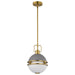 Myhouse Lighting Nuvo Lighting - 60-7875 - One Light Pendant - Everton - Matte Gray