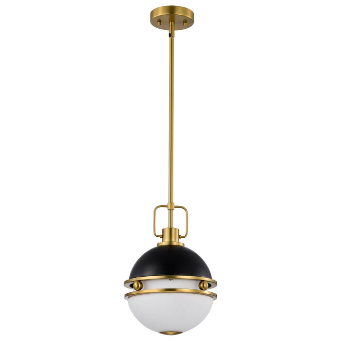 Myhouse Lighting Nuvo Lighting - 60-7876 - One Light Pendant - Everton - Matte Black