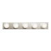 Myhouse Lighting Kichler - 625NI - Five Light Linear Bath - No Family - Brushed Nickel