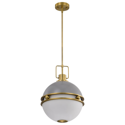 Myhouse Lighting Nuvo Lighting - 60-7877 - Two Light Pendant - Everton - Matte Gray