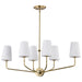 Myhouse Lighting Nuvo Lighting - 60-7886 - Six Light Island Pendant - Cordello - Vintage Brass