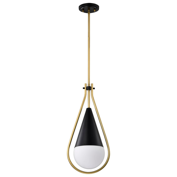 Myhouse Lighting Nuvo Lighting - 60-7902 - One Light Pendant - Admiral - Matte Black