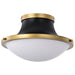 Myhouse Lighting Nuvo Lighting - 60-7905 - One Light Flush Mount - Lafayette - Matte Black