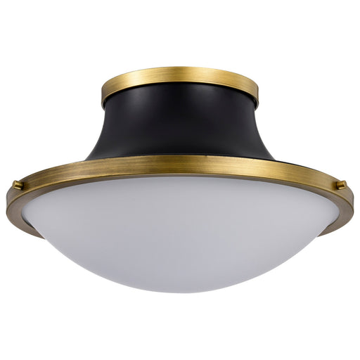 Myhouse Lighting Nuvo Lighting - 60-7906 - Three Light Flush Mount - Lafayette - Matte Black