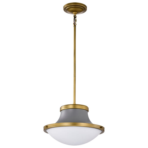 Myhouse Lighting Nuvo Lighting - 60-7917 - One Light Pendant - Lafayette - Matte Gray