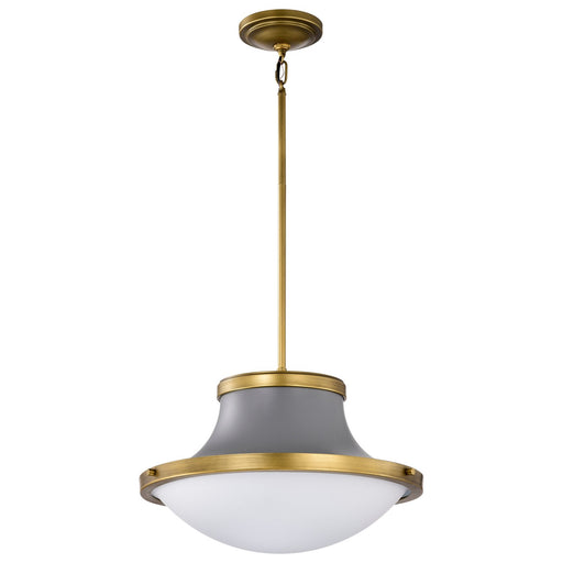 Myhouse Lighting Nuvo Lighting - 60-7918 - One Light Pendant - Lafayette - Matte Gray