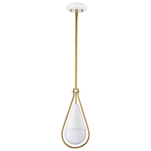 Myhouse Lighting Nuvo Lighting - 60-7922 - One Light Pendant - Admiral - Matte White