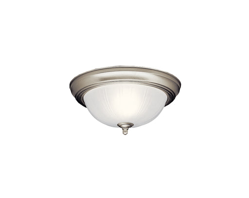 Myhouse Lighting Kichler - 8653NI - Two Light Flush Mount - No Family - Brushed Nickel