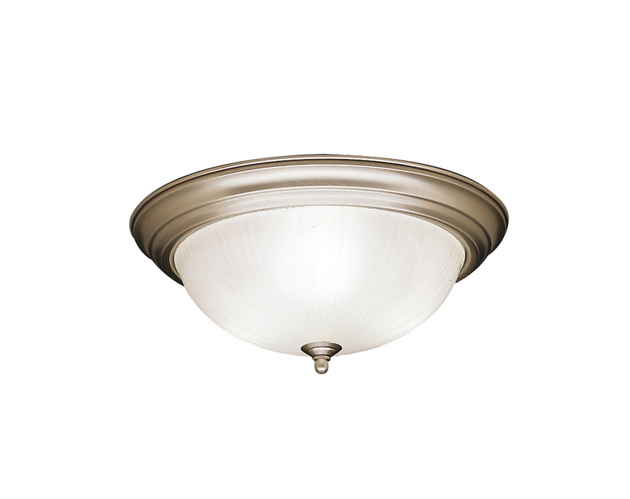 Myhouse Lighting Kichler - 8655NI - Three Light Flush Mount - No Family - Brushed Nickel