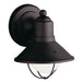 Myhouse Lighting Kichler - 9021BK - One Light Outdoor Wall Mount - Seaside - Black