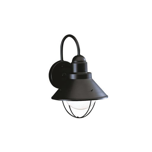 Myhouse Lighting Kichler - 9022BK - One Light Outdoor Wall Mount - Seaside - Black