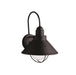 Myhouse Lighting Kichler - 9023BK - One Light Outdoor Wall Mount - Seaside - Black