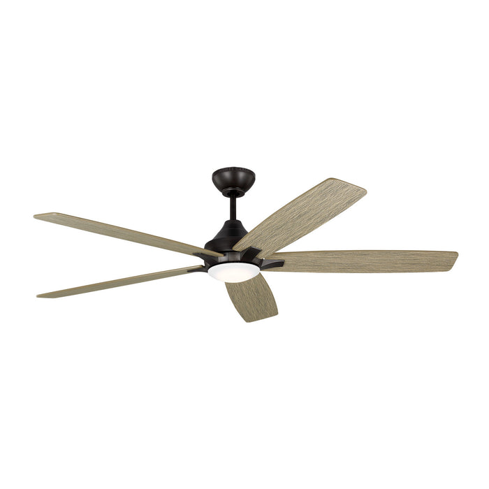 Myhouse Lighting Generation Lighting - 5LWDSM60AGPD - 60"Ceiling Fan - Lowden - Aged Pewter