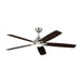 Myhouse Lighting Generation Lighting - 5LWDSM60BSD - 60"Ceiling Fan - Lowden - Brushed Steel