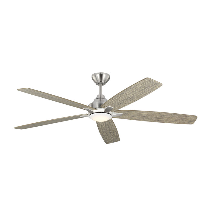 Myhouse Lighting Generation Lighting - 5LWDSM60BSLGD - 60"Ceiling Fan - Lowden - Brushed Steel