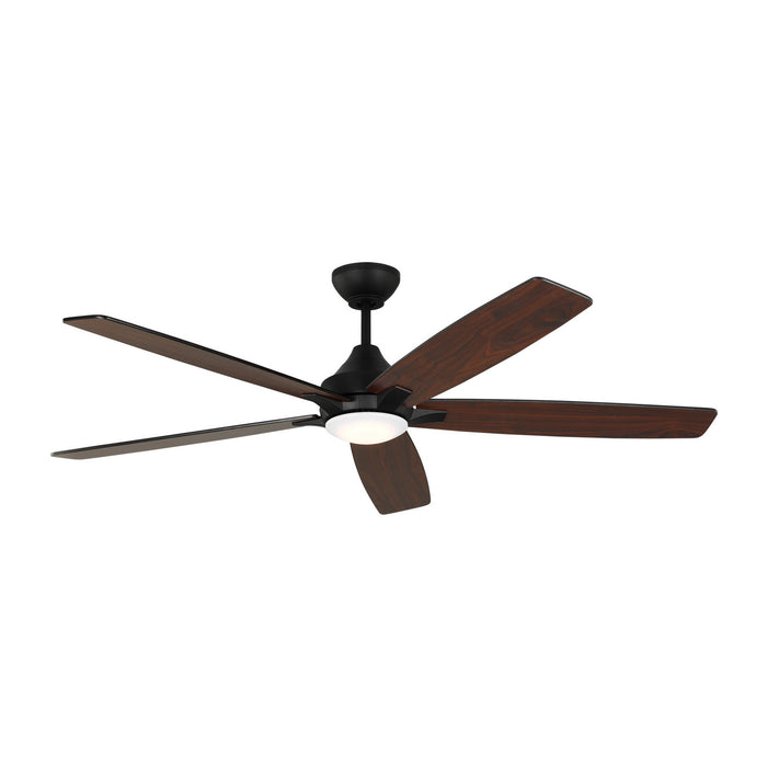 Myhouse Lighting Generation Lighting - 5LWDSM60MBKD - 60"Ceiling Fan - Lowden - Midnight Black