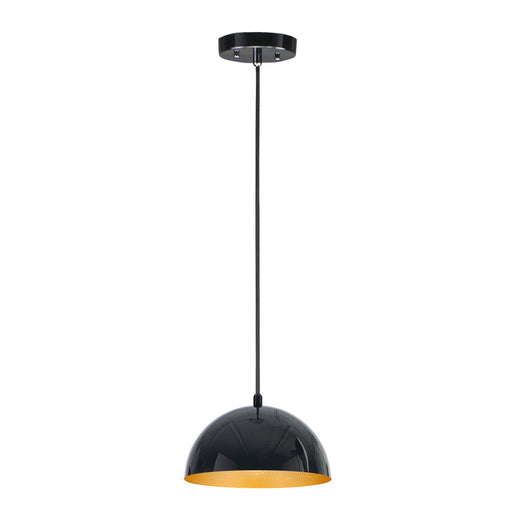 Myhouse Lighting ET2 - E24900-GBGLD - LED Pendant - Hemisphere - Gloss Black / Gold